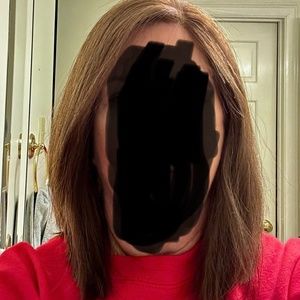 Human hair lace top wig.